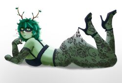 1female 1girls 2025 2d 2d_(artwork) 2d_artwork adventure_time almost_naked almost_nude antennae antennae_(anatomy) anthro antlers arched_back armwear ass bbw belly big_ass big_belly big_breasts big_butt big_thighs branch branch_horns breasts cartoon_network desttar domino_mask female fionna_and_cake fishnet fishnet_armwear fishnet_clothing fishnet_legwear fishnet_pantyhose fishnet_stockings fishnet_thighhighs fishnets heart_symbol heavy_breathing hi_res high_heels high_quality high_resolution highres horns huge_ass huge_breasts huge_butt huge_thighs huntress_wizard invitation inviting inviting_to_fuck inviting_to_sex lace_pantyhose_hooked_on_heel_(meme) laying laying_down laying_on_stomach leaf leaf_hair lingerie lingerie_only no_panties panting pantyhose pinup rose simple_background thighs tummy