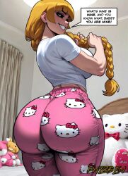 hello kitty girl fan art