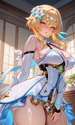 lumine (genshin impact) from genshin impact by slombert