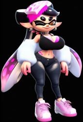 3d 3d_model ai_generated ass big_ass big_breasts booty bra bra_peek breasts callie_(splatoon) cleavage female hips huge_ass huge_breasts jeans large_breasts large_hips lubbasdump midriff nintendo pink_bra splatoon splatoon_(series) splatoon_2 tank_top visible_bra wide_hips