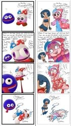 3d dialogue female/female gooey_(kirby) kirby_(series) marx marx_(minus8) minus8 source_filmmaker yuuki_momofox