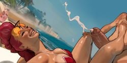 crimson viper from capcom by magicmoonsarts