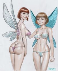 2018 2girls 4_wings 5_fingers abs animal_humanoid areolae arthropod arthropod_humanoid ass avengers bikini blue_bikini blue_wings bob_cut breasts brown_hair brunette cameltoe cleavage clothing curvy duo ear_piercing ear_stud erect_nipples female female_only fingers furgonomics green_eyes grey_background hair hi_res humanoid hymenopteran hymenopteran_humanoid insect_wings janet_van_dyne large_ass large_breasts large_nipples marvel marvel_comics milf multi_wing multiple_girls nadia_van_dyne navel nipple_bulge panties piercing pink_bikini pokies ronry_drawdude see-through see-through_bikini see-through_bottom see-through_bra see-through_clothing see-through_panties see-through_swimsuit see-through_top short_hair simple_background smile stepdaughter stepmother stepmother_and_stepdaughter swimwear wasp_(marvel) winged_humanoid wings