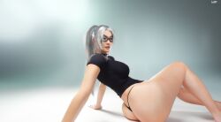 1girls 2026 3d 3d_(artwork) 3d_render absurd_res artist_logo ass based_on_a_real_person big_ass black_cat_(insomniac) black_cat_(marvel) black_nails blender breasts choker clothed clothed_female eye_mask felicia_hardy female hands_behind_back highres insomniac_games laik3d laik3d2 legs looking_at_viewer marvel marvel_comics mask masked_female mature_female megan_fox_photoshoot no_pants panties pantsless photoshoot playstation ponytail pose self_upload sexy sexy_pose silver_hair sitting sitting_on_floor smooth_skin sony_interactive_entertainment spider-man_(insomniac_series) spider-man_(series) thick_ass thick_hips thick_thighs thong tight_clothes tight_clothing watermark white_background white_hair