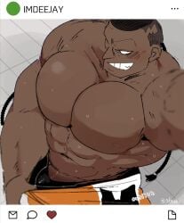 dee jay from capcom by hyaku (artist)