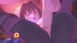 1boy 1boy1girl 1girls 3d animated balls ballsack clothed clothed_female_nude_male clothed_sex clothing cum cum_in_pussy cum_inside dominant_male female_on_bottom honkai:_star_rail honkai_(series) hoyoverse kafka_(honkai:_star_rail) koikatsu male_on_top mating_press nude_male penis purple_eyes purple_hair sound tagme testicles vaginal_insertion vaginal_penetration vaginal_sex video xkazz