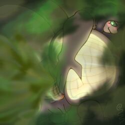 antennae_(anatomy) anthro anus arthropod arthropod_abdomen ass backsack balls balls_on_floor beetle black_hair blush bodily_fluids brown_body butt_grab elateroid fart fart_cloud farting_at_viewer feet firefly genitals glint_(swirlspicysoup) glowing glowing_abdomen glowing_butt green_eyes green_fart_cloud green_sclera hair hand_on_butt hand_on_own_butt hi_res insects looking_back male musk musky_butt orange_anus simple_background smelly smelly_butt smile smirk solo spread_anus spreading sweat sweaty_anus sweaty_butt swirlspicysoup watermark
