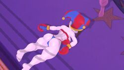 2girls 3d 3d_(artwork) arena backboob big_ass big_breasts big_butt blockyobjectawesomer boxing boxing_gloves boxing_ring bra breasts brown_hair catfight defeated defeated_female female_focus female_only fight fighting fighting_ring glitch_productions jester jester_girl jester_hat kabalmystic_(style) knocked_up knockout large_ass large_breasts pomni_(the_amazing_digital_circus) ragatha_(the_amazing_digital_circus) red_boxing_gloves red_gloves ryona short_hair the_amazing_digital_circus thick thick_ass thick_thighs thighhighs thighs thong