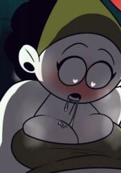 1boy 1girls bbw bob_velseb bri_(thebaddestspook) cleavage dick drooling english_text female heart-shaped_pupils male male_voice_actor overweight overweight_female penis seductive_voice sound spooky_month tagme text text_bubble thebaddestspook_(artist) video voice_acted