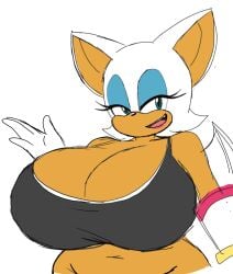 rouge the bat from sega by momiji (artist)