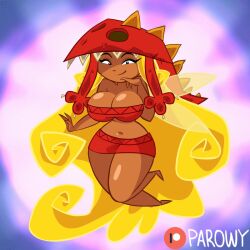 1girls animated bare_shoulders barefoot blonde_hair bouncing_breasts cleavage crop_top edith_up_(rayman) emmanomia female female_only flashing flashing_breasts flying hand_on_breast hands_on_breasts headgear large_breasts long_hair looking_at_viewer loop looping_animation navel nipples nymph nymph_(rayman) parowy rayman_(series) rayman_origins seductive seductive_female seductive_look seductive_smile skirt smile tagme thick_thighs voluptuous wide_hips wings
