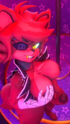 3d ass big_ass big_balls big_breasts big_butt big_nipples big_penis breast_grab breasts cock fexa fexa_(cally3d) fexa_(cryptia) fexa_(cryptiacurves) five_nights_at_freddy's fredina's_nightclub futanari humanoid_penis penis pirate pircing precum solo tagme thick thick_thighs thighs type_09