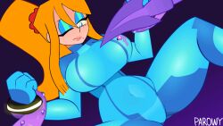 animated beauty_mark blonde_hair blue_eyes blush bouncing_breasts bound emmanomia eye_shadow female female_only large_breasts long_hair looking_at_another makeup metroid nipples parowy pussy ridley ripped_clothing ripping_clothing samus_aran shaved_pussy skin_tight spread_legs tagme thick_thighs tight_clothing voluptuous wide_hips
