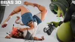 3d 3d_(artwork) angry anthro anthro_female ashley_(mutagen) bbas_3d bent bent_over big_ass big_breasts big_butt big_hips big_thighs blender camera dogzeela_(modeler) drawing flapcats_(modeler) funny furry furry_only green_body highres laughing mayosplash_(modeler) natsu_(natsu_o3o) natsu_(natsu_o3o)_(valorlynz)_(dogzeela) orange_eyes posing red_hair sexy sexy_pose tagme tail tongue trembling uhd valorlynz_(modeler)