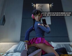 academy d.va from overwatch by dreamswarart