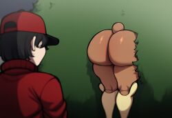 1boy 1boy1girl ai_generated ass big_ass duo human lopunny mullon novelai pokemon pokemon_(species) pokephilia rabbit rabbit_girl rabbit_humanoid straight straight