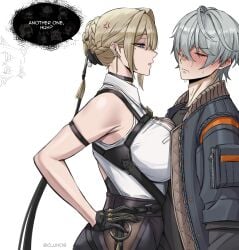 evelyn chevalier from zenless zone zero by cluhob