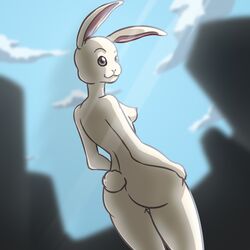 1girls ass beastars female furry haru_(beastars) neonkaori rabbit solo tagme