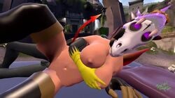 1boy 1girls 3d animated aztec bed big_breasts demon_girl demon_horns demon_tail demon_wings faceless_male fempyro gryphon holding_breast no_sound outside pyro pyro_(team_fortress_2) sex skull_mask source_filmmaker succubus team_fortress_2 temple tezcatl tezcatl-ayauhtli tezcatl_(character) tongue tongue_out vaginal_penetration valve video