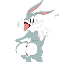 1cuntboy anthro anus big_ass big_butt blastprocessing16 bubble_ass bubble_butt bugs_bunny bunny cartoony cuntboy exaggerated_anatomy fur gloves gray_fur hi_res intersex looney_tunes mammal open_mouth rabbit solo tail teeth tongue vagina warner_brothers weird_eyes whiskers white_background