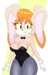 1girls bunny_costume bunnygirl bunnysuit derpybron female furry furry_female furry_only pantyhose rabbit rabbit_girl solo sonic_(series) sonic_the_hedgehog_(series) sonic_x vanilla vanilla_the_rabbit