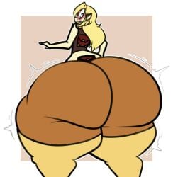 1girls ass_expansion cheetara huge_ass hyper_thighs massive_thighs puffster3 puffylover1 tagme thunder_thighs thundercats