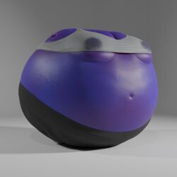 1girls big_ass big_breasts blueberry_inflation breasts bubble_butt female female_focus female_only immobile immobilization inflation qualtro solo solo_female spherical_inflation sunken_cheeks sunken_limbs