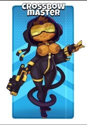 bloons_tower_defense dart_monkey large_breasts latex monkey monkey_girl primate smug tagme tail