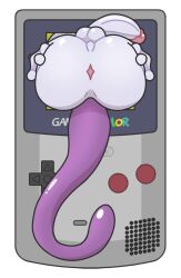 2023 3_fingers anthro anthro_only anus ass ass_focus backsack balls big_butt big_penis bubble_butt circumcised fingers game_boy_color game_boy_family gay generation_1_pokemon genitals glans half-erect hand_on_butt hand_on_own_butt hi_res humanoid_genitalia humanoid_penis legendary_pokemon long_tail male male_only mewtwo nintendo palchamon penis perineum pink_anus pink_glans pokemon pokemon_(species) presenting presenting_hindquarters presenting_penis purple_body purple_skin purple_tail rear_view simple_background solo spread_anus spread_butt spreading tail through_screen white_background white_balls white_butt white_penis white_perineum