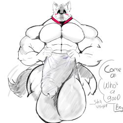 1boy 1male 2024 abbak abs anthro anthro_focus anthro_only anthro_solo bara big_balls big_cock big_penis big_testicles blush blush canid canine canine canis collar completely_nude completely_nude_male digital_drawing_(artwork) digital_media_(artwork) foreskin furry furry_male furry_only gigantic_balls gigantic_penis glans grabbing_penis holding_penis huge_balls huge_cock huge_cock huge_testicles humanoid humanoid_genitalia humanoid_penis large_penis long_penis male male_anthro male_focus male_only mammal mammal_humanoid muscles muscular_anthro muscular_arms muscular_male nude nude_male pecs pectorals penis_grab precum semi-erect solo solo_anthro solo_focus solo_in_panel solo_male solo_male tail thick_penis