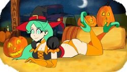 animated artist_request ass character_request dream_jack girl halloween happy happy_sex lying lying_down moving moving_ass night oc orange_panties original original_character panties pistach_wich pumpkin sex truck witch witch_hat