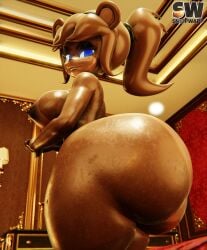 1girls 2024 3d_(artwork) absurd_res animatronic anthro areola areolae ass bear big_ass big_breasts big_butt blender blender_(software) blender_eevee blender_eevee_next blue_eyes bottom_heavy breasts brown_body bubble_butt completely_nude completely_nude_female digital_media_(artwork) dumptruck_ass fazclaire's_nightclub female fingers five_nights_at_freddy's freddy_(fnaf) fredina's_nightclub fredina_(cally3d) frenni_fazclaire hair hi_res huge_ass huge_butt hyper hyper_butt large_ass large_breasts low-angle_view machine mammal nipples nude nude_female ponytail robot scottgames snippwapp solo