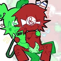 2_penises 2boys alien angry annoyed antennae body_hair button_nose caveballs countryballs countryhumans diphallia diphallism eye_scar feathers fluffy gay green_skin happy holding_shoulder leash mastectomy_scar multi_genitalia multi_penis native_american nervous penis pool_ball red_skin self_harm_scars suprised tears tentacle_penis