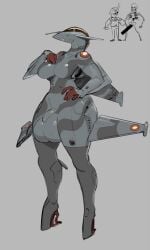 1futa 2024 aeromorph anthro balls big_balls_small_penis big_breasts breasts dassault_rafale_gf_(evil_tradesman) disproportionate_genitalia evil_tradesman featureless_breasts flaccid full_body futa_only futanari grey_body high_heels huge_balls huge_cock humanoid humanoid_penis living_aircraft living_machine no_eyes nude oversized_balls penis simple_face simple_mouth solo standing