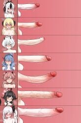 7futas akari_(blue_archive) ako_(blue_archive) aroused balls ballsack black_hair blue_archive blue_hair chart erection erika_(blue_archive) foreskin foreskin_folds fully_retracted_foreskin futa_only futanari horns huge_cock human humanoid inner_foreskin intact intersex kasumi_(blue_archive) kayoko_(blue_archive) kirara_(blue_archive) light-skinned_futanari long_penis mutsuki_(blue_archive) nodachinsfw partially_retracted_foreskin penis penis_chart penis_comparison penis_size_chart penis_size_difference pink_hair retracted_foreskin scrotum size_chart testicles two_tone_hair uncircumcised uncut veiny_penis white_hair