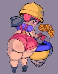 brawl_stars huge_ass jacky_(brawl_stars) sunk00_(artist)