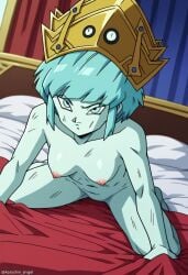 aeos agios ai_generated aios aiosu blue_body blue_eyes blue_hair dragon_ball dragon_ball_heroes goddess henry kaioshin_angel ladyaeos large_breasts perfect_body pointy_ears super_dragon_ball_heroes supreme_kai_of_time