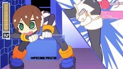 1girls aile animated audio_loop cum female female_only female_protagonist grunting mega_man mega_man_zx phinalynsfw sex_machine sex_sounds short_video sound stomach_bulge torn_clothes uncensored vaginal_penetration video watermark