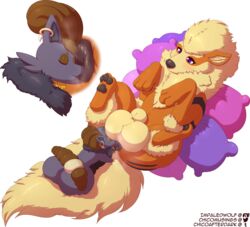 1boy 2019 absurd_res alpha_channel alternate_color ambiguous_gender anal animal_genitalia anthro anthrofied anus arcanine arcy_the_arcanine ass big_anus big_ass big_dom_small_sub big_sheath big_tail big_testicles black_fur brown_fur brown_hair canine chubby collar duo earrings feet feral fully_sheathed fur furry half-closed_eyes hi_res huge_sheath huge_testicles hybrid hyper hyper_anus hyper_sheath hyper_testicles impaledwolf jewelry larger_male legs_up lying male mane multi_tail nintendo on_back on_top oral orange_fur original_character pawpads paws piercing pillow pokemon pokemon_(species) pokemon_bw pokemon_rgby purple_eyes rimjob sheath simple_background size_difference smell stripes tail testicles text thick_thighs transparent_background twitter_username video_games vulpix watermark wide_hips zorua