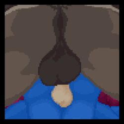 1:1 2019 all_fours anal anal_sex animated anthro anthro_on_anthro anthro_penetrated anthro_penetrating anthro_penetrating_anthro anus ass audience ball_slap balls balls_deep being_watched blue_body blue_fur bottomless bouncing_balls brown_body brown_fur clothed clothing concert crowd digital_media_(artwork) doggy_style duo_focus from_behind_position fur gaping gaping_anus grey_body grey_fur group lagomorph leporid looking_at_another loop low_res male male/male male_penetrated male_penetrating male_penetrating_male mammal misterkittens nude penetration penis pixel_art rabbit rear_view rough_sex sex small_tail stage stretched_anus voyeur