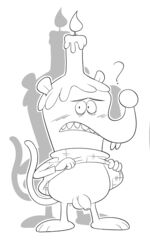 ? absurd_res anthro cartoon_network chowder_(series) gorgonzola hi_res jerseydevil male male_only penis solo