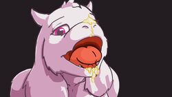 16:9 bodily_fluids cum female genital_fluids granolapunch hi_res looking_at_viewer tongue tongue_out toriel undertale video_games whipped_cream