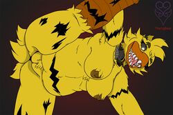 nightmare chica (fnaf) from five nights at freddy's by thevgbear