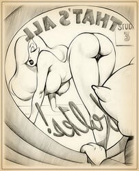 ass crossover disney female human jessica_rabbit julius_zimmerman male nipples porky_pig who_framed_roger_rabbit