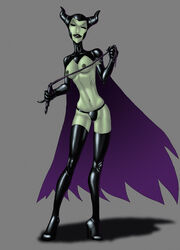 1girls adapted_costume bare_breasts bottomless bottomless_female breastless_clothes breastless_clothing breasts breasts_out cape disney disney_villains erotic_costume erotic_earth exposed_ass exposed_breasts exposed_nipples exposed_pussy exposed_torso female female_only functionally_nude functionally_nude_female green_skin high_heels jaggyd maleficent naked navel nipples nude nude_female open_clothes panties revealing_clothes ribs shameless skottichan sleeping_beauty_(1959_film) slit solo topless topless_female vulva_piercing whip witch