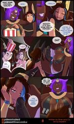 1futa 2019 anubis ażula_arktändr big_breasts big_penis black_body black_fur black_hair blonde_hair blue_hair bottomwear bow_tie bra breasts brown_hair closed_eyes clothed clothing collar comic cosplay dark-skinned_futanari dark_skin deity dipstick_tail dress edwee egyptian_clothing egyptian_headdress egyptian_mythology english_text facial_hair fake_ears felid feline fellatio fluffy food fur futa_on_male futanari girly goatee grey_eyes gynomorph gynomorph/male hair hi_res huge_breasts huge_cock human intersex intersex/male jewelry licking long_hair lynx male mammal matemi matemi_(character) middle_eastern_mythology motion_lines multicolored_hair multicolored_tail mythology one_eye_closed oral pantherine penile penis ponytail popcorn public purple_body purple_fur purple_hair red_eyes sex shira_kaisuri shirt skirt snow_leopard tanned_skin text tongue tongue_out topwear two_tone_hair underwear vambrace vein