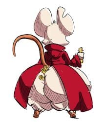 anthro ass fawxen female fur huge_ass mina_(mina_the_hollower) mina_the_hollower mouse thick_thighs video_games wide_hips