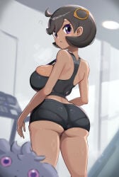 ass breasts dark-skinned_female dark_skin emma_(pokemon) espurr gen_6_pokemon gonzarez huge_ass large_breasts matiere_(pokemon) matiere_(pokemon_legends:_z-a) nintendo nyasper pokemon pokemon_(creature) pokemon_legends:_z-a