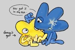algebralien battle_for_dream_island battle_for_dream_island_again bfb bfdi bfdia cum cum_on_face cumshot four_(bfb) object_shows penis x_(bfb) xfohv