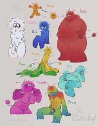 anal_penetration anthro anus belly_nipples chastity_cage chubby chuzzle donut_anus embarrassed fat fat_male female futanari intersex male mightnotbemod non-human non-human_only popcap_games raptisoft vaginal_penetration